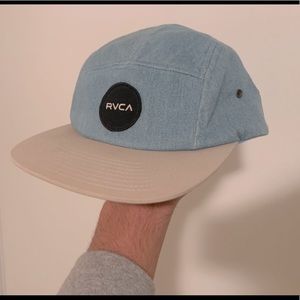 RVCA Hat Denim and Tan